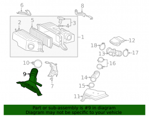 Воздухоприемник Lexus RX400h 06-08