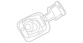 Корпус лючка бензобака Audi A3 22-26