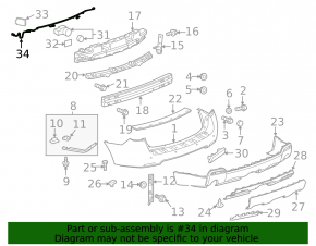 Проводка заднего бампера под парктроники Chevrolet Equinox 10-15