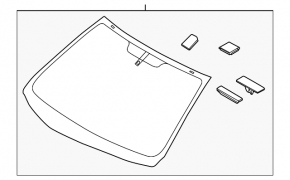 Лобовое стекло Hyundai Elantra AD 17-20
