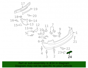 Катафот в задний бампер левый Mazda CX-7 06-09