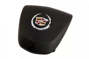 Подушка безопасности airbag в руль водительская Cadillac CTS 14-15 дорест черн стрельнувшая
