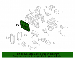 BCM BODY CONTROL MODULE Audi A3 8V 15-20