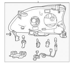 Фара передняя левая Nissan Sentra 13-15 дорест