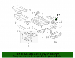 Управление поясницы пассажирского сидения BMW X3 F25 11-17