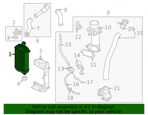 Інтеркулер Hyundai Santa FE 21-23 2.5T