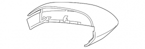 Крышка бокового зеркала левая Lincoln Corsair 20-26