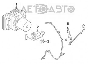 ABS АБС Kia Sorento 16-18 AWD