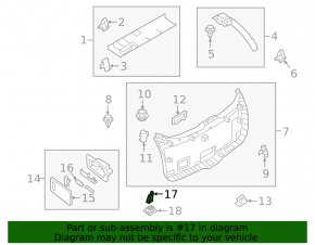 Кнопка открывания багажника салонная Mazda CX-5 17-20 с накладкой