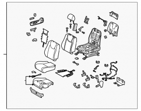 Водительское сидение Lexus RX350 RX450h 10-12 без airbag, кожа беж