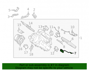 Клапан печки кондиционера Lexus GX460 10-20
