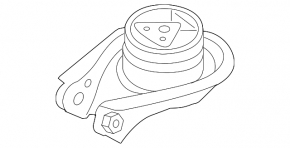 Подушка двигуна задня Mazda3 2.3 03-08