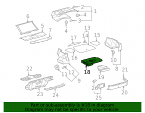 Поддон под инструмент Lexus GS300 GS350 GS430 GS450h 06-08