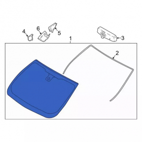 Лобовое стекло Ford Ecosport 18-22