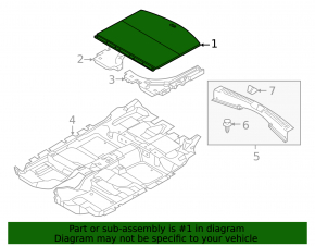 Пол багажника Mazda CX-5 13-16 черн