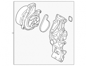 Помпа водяна BMW 2 F44 20-24 228i, M235i