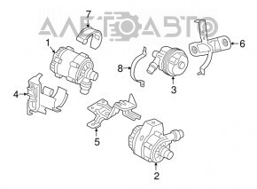 Кронштейн моторчика охлаждения BMW 7 G11 G12 16-22 B58