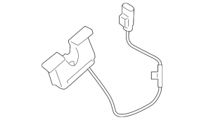 Замок капота правый BMW X5 F15 14-18 с датчиком