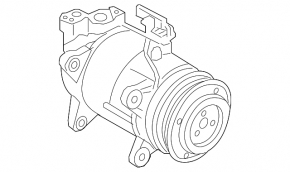Компрессор кондиционера Mini Cooper F56 3d 14-19