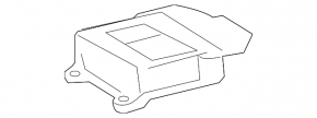 Модуль srs airbag компьютер подушек безопасности Toyota Sienna 15-16