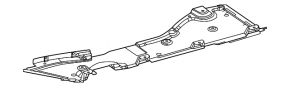Защита днища передняя правая Mercedes X167 GLS 450 580 20-26 off road pkg