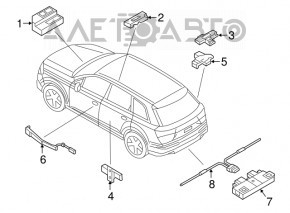 Антенна Keyless Porsche Cayenne 19-26