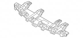 Кронштейн переднього бампера центральний верхній Genesis GV60 23-25