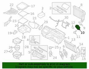 Клапан пічки кондиціонера BMW X3 F25 16-17