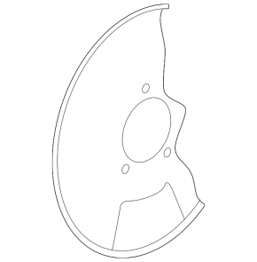 Кожух тормозного диска передний правый Chevrolet Equinox EV 24-26