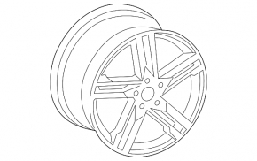 Диск колесный R18 Audi A4 B9 17-20 тип 2 легкая бордюрка