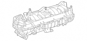 Коллектор впускной Mercedes GLC 300/350e 16-19