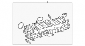 Коллектор впускной Mercedes GLC 300/350e 16-19
