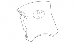 Подушка безпеки airbag в кермо водійська Toyota Camry v50 12-14 usa SE