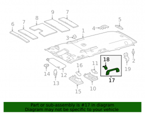 Ручка потолка передняя левая Toyota Prius 30 10-15 серая