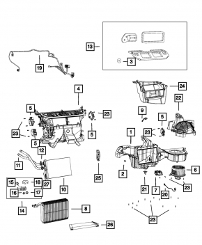 Amplifier assy, air conditioner Dodge Challenger 15-15