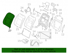 Пассажирское сидение BMW 5 F10 11-16 Comfort кожа Nappa белое, подогр/вент