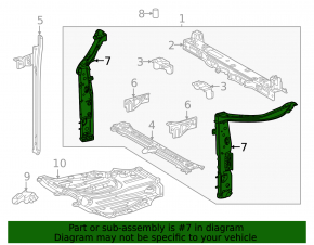 Окуляр правый Toyota Sienna 21-26