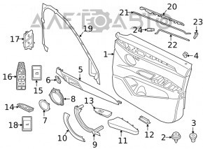 Кнопка открытия двери багажника BMW X2 F39 18-23 под электропривод