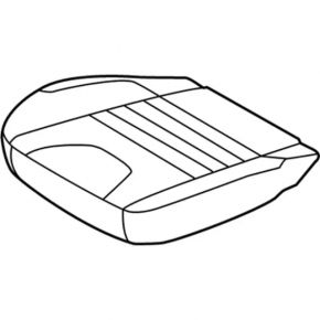 Водительское сидение Ford Escape MK3 13-17 без airbag, ткань серое, электро, потерто, под чистку