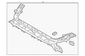 Планка телевизора верхняя Ford Mustang mk6 18-23 рест