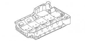 Полуподдон масляный VW Beetle 12-14 2.5 CBUA