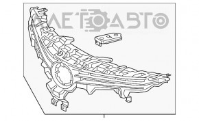 Решетка радиатора grill Toyota Camry v70 18-20 SE\XSE