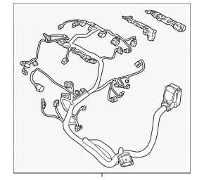 Проводка моторная VW Tiguan 18