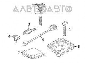Кронштейн блока ECU Audi Q7 16-26