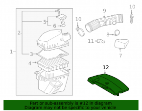 Воздухоприемник Lexus GS300 GS450h 06-07