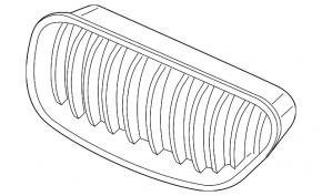 Решетка радиатора grill левая BMW 6 F06 F12 12-15