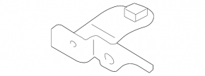 Кронштейн интеркулера нижний правый Mazda CX-5 19-25 2.5T