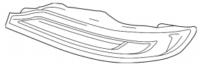 Фонарь правый Lincoln MKC 15-19