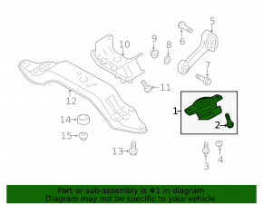 Подушка двигателя правая Subaru Forester 19-21 SK