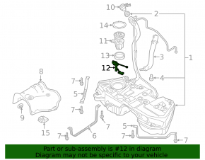 Датчик уровня топлива Audi Q5 80A 19-24 2.0T, 3.0T, MHEV